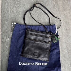 Dooney & Bourke Black Leather Crossbody Bag
